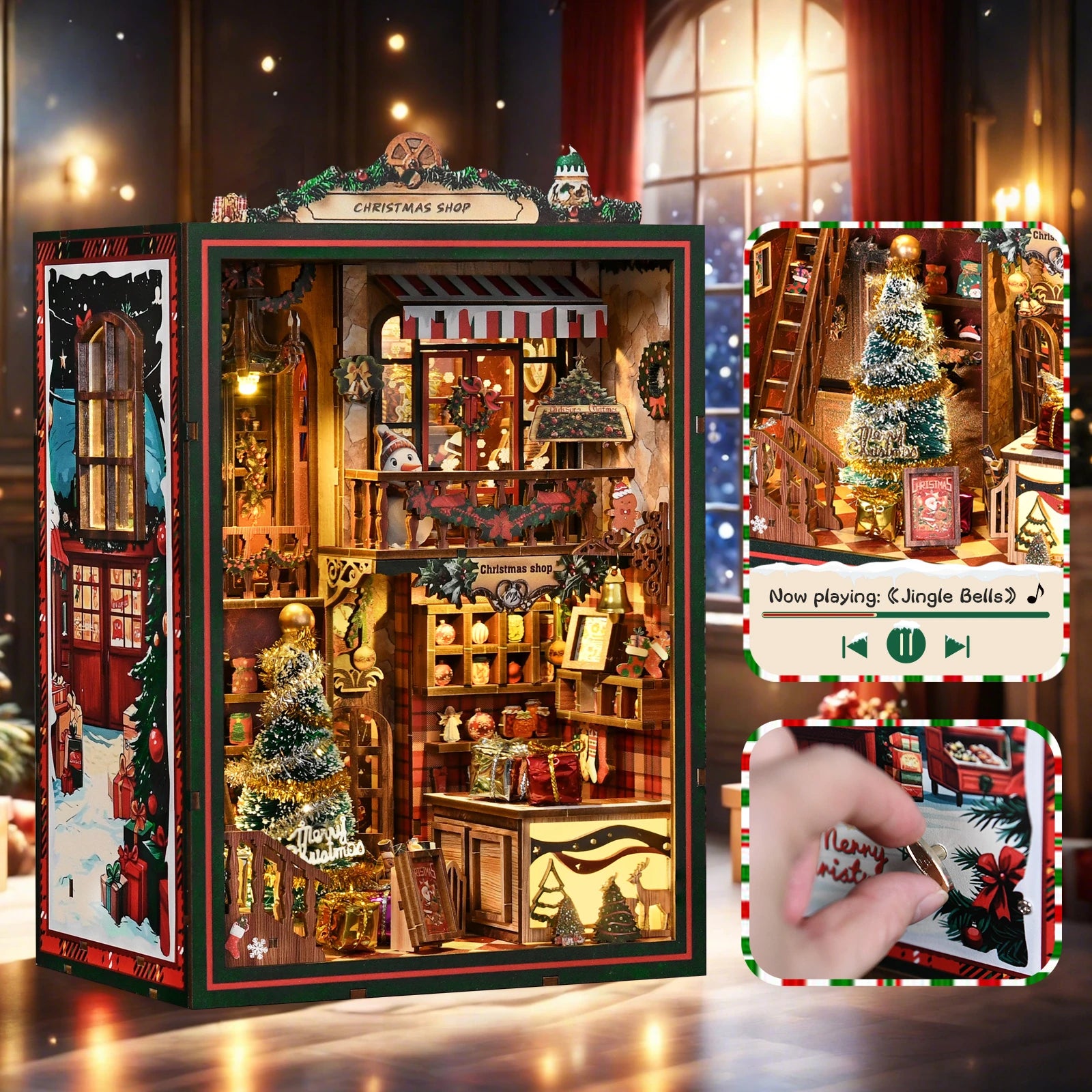Christmas Shop Music Box